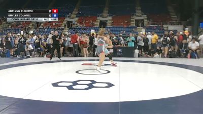 135 lbs Cons. Sub-rd Of 32 - Adelynn Plouzek, Utah vs Brylee Colwell, Arizona