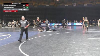 141 lbs Quarterfinal - Devon Harrison, North Dakota State vs Haiden Drury, Utah Valley