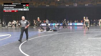 141 lbs Quarterfinal - Devon Harrison, North Dakota State vs Haiden Drury, Utah Valley