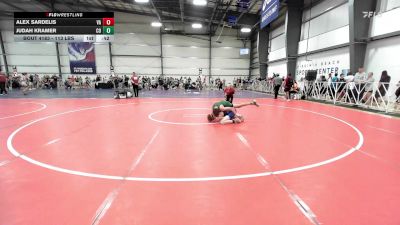 113 lbs Consi Of 32 #1 - Alex Sardelis, VA vs Judah Kramer, CO