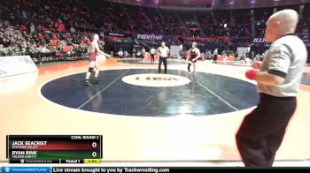 1A 152 lbs Cons. Round 2 - Jack Seacrist, Stillman Valley vs Ryan Rink, Tolono (Unity)