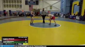 132 lbs 7th Place Match - Curtis Crossan, Smyrna H S vs Evan Broomall, Sussex Central H S