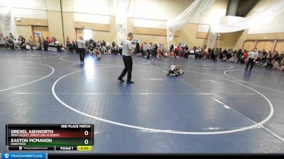 52 lbs 3rd Place Match - Drexel Ashworth, Iron County Wrestling Academy vs Easton McMahon, Shootbox