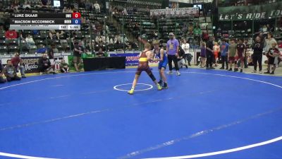 100 lbs 1st Place Match - Luke Skaar, Denver Wrestling Club vs Macson Mccormick, Moen