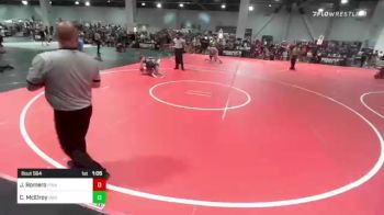 95 lbs Consi Of 4 - Jordan Romero, Pirates Wrestling vs Caleb McElroy, Driller WC