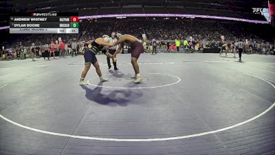 D3-285 lbs Cons. Round 2 - Andrew Whitney, Hazel Park vs Dylan Boone, Brooklyn Columbia Central