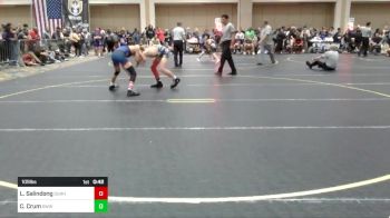 109 lbs Consi Of 16 #2 - Landon Salindong, Durham Elite vs Connor Crum, Swwwc