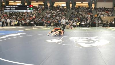 130 lbs Semifinal - Nora Kelly, Crofton vs Natalia Jimenez, North County