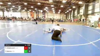 106 lbs Rr Rnd 1 - Tyler Hildebrandt, Team Thunder vs Trevon Oehme, Hobo Wrestling