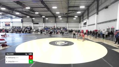 130 lbs Round Of 16 - Daniel Williams, Grindhouse WC vs Xavier Urquiza, Bagdad Copperhead WC