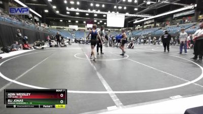 110 lbs Round 3 (6 Team) - Eli Jonas, Kansas Warriors 1 vs Adin Wessley, Top Guns