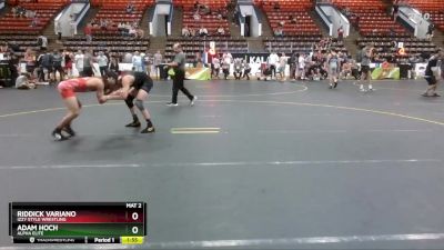 130 lbs Semifinal - Riddick Variano, Izzy Style Wrestling vs Adam Hoch, Alpha Elite