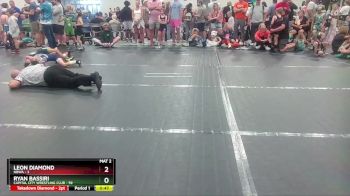 64 lbs Quarterfinal - Ryan Bassiri, Capital City Wrestling Club vs Leon Diamond, NBWA