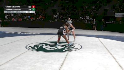 Girls 170 lbs Semifinal - Jaden Meadows, Sandia vs Rihanna Casaus, Atrisco Heritage