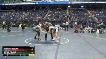 1 lbs Quarterfinal - Bryce Foland, Eastern Randolph vs Connor Medvar, Mount Airy