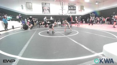 46-55 lbs Rr Rnd 2 - Michael Cawthorne, Tiger Trained Wrestling vs Oliver Tipton, Wyandotte Youth Wrestling