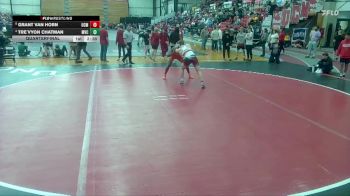 174 lbs Quarterfinal - Grant Van Horn, Central Missouri vs Tre`Vyon Chatman, Missouri Valley