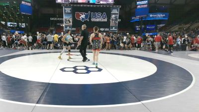 135 lbs Champ. Rd Of 64 - Isabella Guillory, Louisiana vs Sofia Hoegemeyer, Nebraska