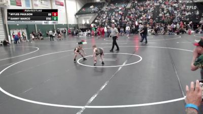 52 lbs Cons. Round 2 - Danny Marco, Bryan Youth Wrestling Club vs Myles Paulson, Wolverine Wrestling