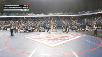 8A - 126 lbs 3rd Place Match - Mackenzie Sivulka, Millbrook vs Jala Webster-Jackson, Mallard Creek High School