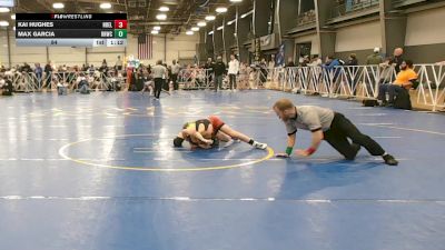 84 lbs Round 2 - 10:30am Friday - Kai Hughes, Nebraska Elite vs Max Garcia, Ranger Wrestling Club