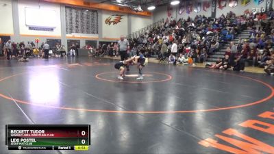 B-5 lbs Round 3 - Beckett Tudor, Waverly Area Wrestling Club vs Lexi Postel, Jesup Mat Club