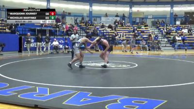 285 lbs Cons. Round 2 - Nicholas Martinez, Colby Community College vs Marquonn Journey, Carl Albert State