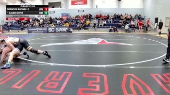 174 lbs Quarterfinal - Caleb Davis, York (Neb.) vs Spencer Rochelle, Ottawa University
