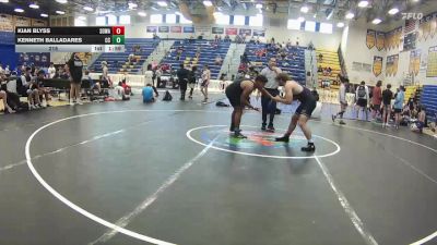 215 lbs Round 4 (8 Team) - Kian Blyss, SOWA /HWC vs Kenneth Balladares, Cypress Creek