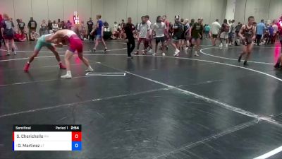 126 lbs Semifinal - Derick Martinez, US Territory vs Sam Cherichello, 843 Elite Wrestling Club