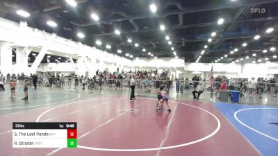 55 lbs Round Of 16 - Sariah The Last Panda, No Team vs Ronan Strader, Eastside United