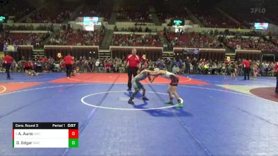 70 lbs Cons. Round 3 - Aiden Aune, Glasgow Wrestling Club vs Owen Edgar, Bozeman Wrestling Club