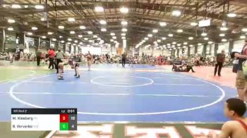 75 lbs Rr Rnd 2 - Maximus Kleeberg, Fort Hammers vs Brennan Ververka, Ride Out Wrestling Club Blue