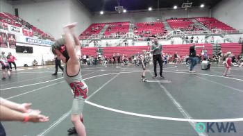 46 lbs Quarterfinal - Greyson Farmer, Carl Albert vs Tucker Hawkins, Checotah Matcats