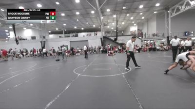 120 lbs Round 4 (6 Team) - Brock McClure, Pride WC vs Grayson Cisney, Palm City Thundercats