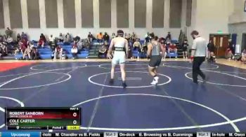 195 lbs Quarterfinal - Robert Sanborn, Smiths Station Hs vs Cole Carter, Jasper