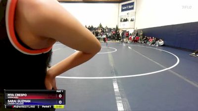 124 lbs Cons. Round 2 - Sarai Guzman, Lassen College vs Mya Crespo, Vanguard