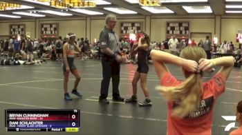 75 lbs Round 2 (6 Team) - Brynn Cunningham, MGW- Bangster Berry vs Dani Schlachter, MGW- Cherry Blade Lemonade
