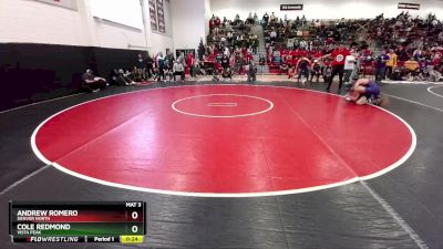 126 lbs Cons. Round 2 - Cole Redmond, Vista Peak vs Andrew Romero, Denver North