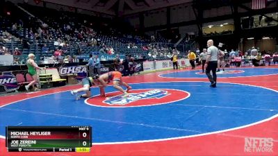 7A-215 lbs Quarterfinal - Joe Zereini, West Forsyth vs Michael Heyliger, North Cobb