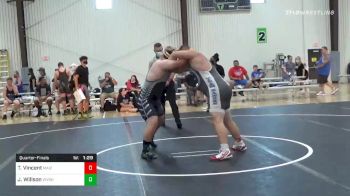 285 lbs Quarterfinal - Taylor Vincent, Maize WC vs Jacob Willson, Waverly-Shell Rock