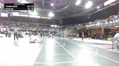 165 lbs Cons. Round 4 - Logan Lee, Ridgeview vs Kaiser Henne, Nampa Christian