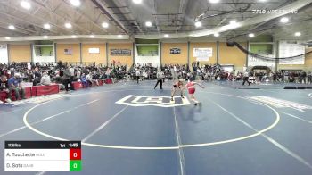 106 lbs Consi Of 16 #2 - Anthony Touchette, Holliston vs Deydon Soto, Danbury