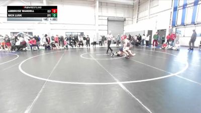165 lbs Cons. Round 2 - Ambrose Wandell, Cedar Valley vs Nick Lusk, Spring Creek