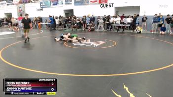 120 lbs Champ. Round 1 - Johnny Martinez, Mat-Su Matmen vs Emery Kirchner, Marathon Wrestling Club