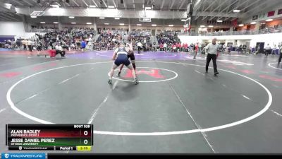 184 lbs Champ. Round 3 - Alan Badley, Providence (Mont.) vs Jesse Daniel Perez, Ottawa University