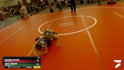 75 lbs Round 5 (6 Team) - Reed Reiner, Ohio Gold vs Kayden Rands, Ares Red