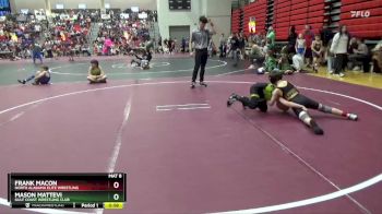 85 lbs Semifinal - Mason Mattevi, Gulf Coast Wrestling Club vs Frank Macon, North Alabama Elite Wrestling