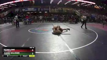 2A 113 lbs Cons. Round 3 - Elijah Lowe, Lake Gibson vs Kaiden Ballinger, Charlotte