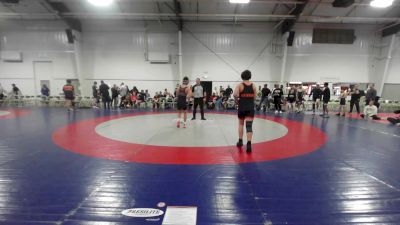 130 lbs Rr Rnd 2 - David Smith, Morris Fitness Orange MS vs Chanse Hall, Compound Wrestling MS